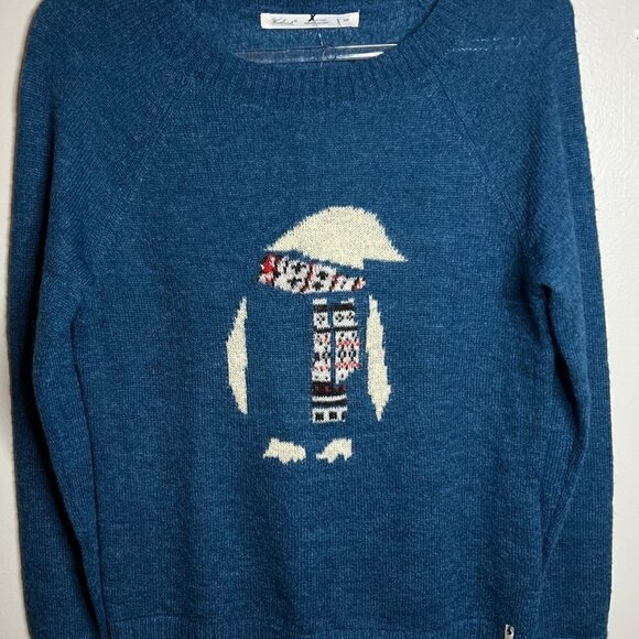 Woolrich Mohair Atlantic Penguin Wool-Blend Sweater Blue Size S - Picture 6 of 6